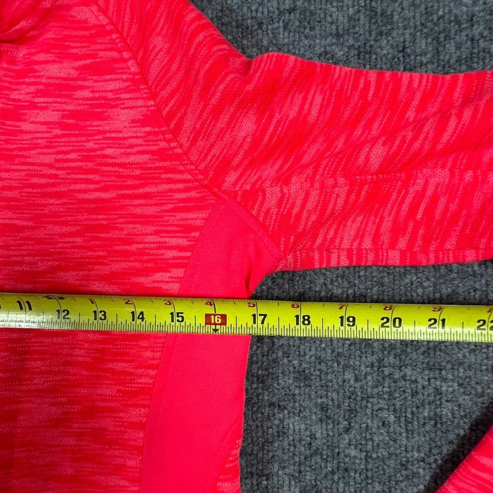 Tek Gear Athletic Jacket Womens S Pink Space Dye Athleisure Performance Full Zip